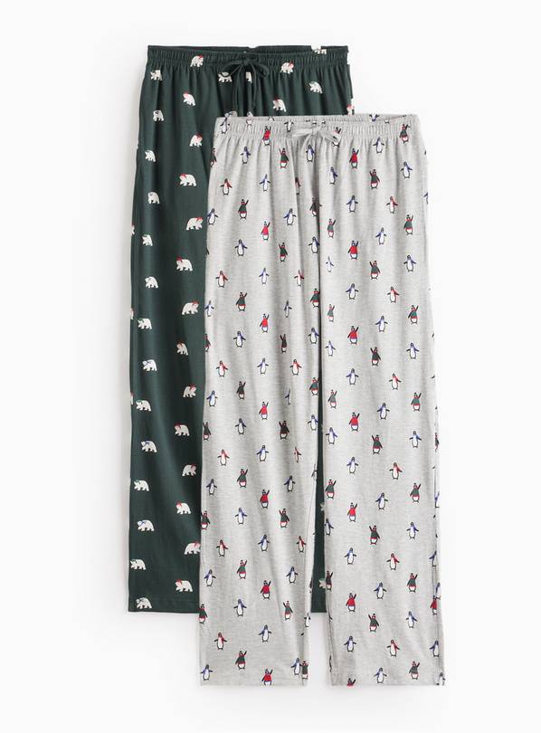 Christmas Character Printed Pyjama Bottoms 2 Pack L